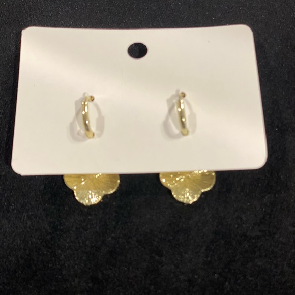 New earrings black and golden with crystal - Picture 5 of 5